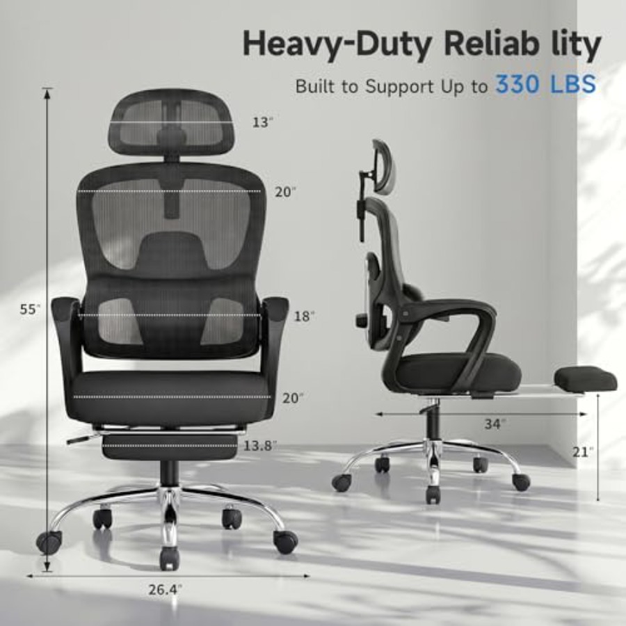 가정/사무실용으로 적합한 인체공학적 디자인의 사무용 의 - Ergonomic Office Chair 리뷰 및 가격