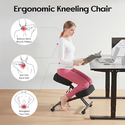 무릎을 꿇고 앉을 수 있는 의자, 린넨 소재, 인체공학 - Ergonomic Office Chair 리뷰 및 가격