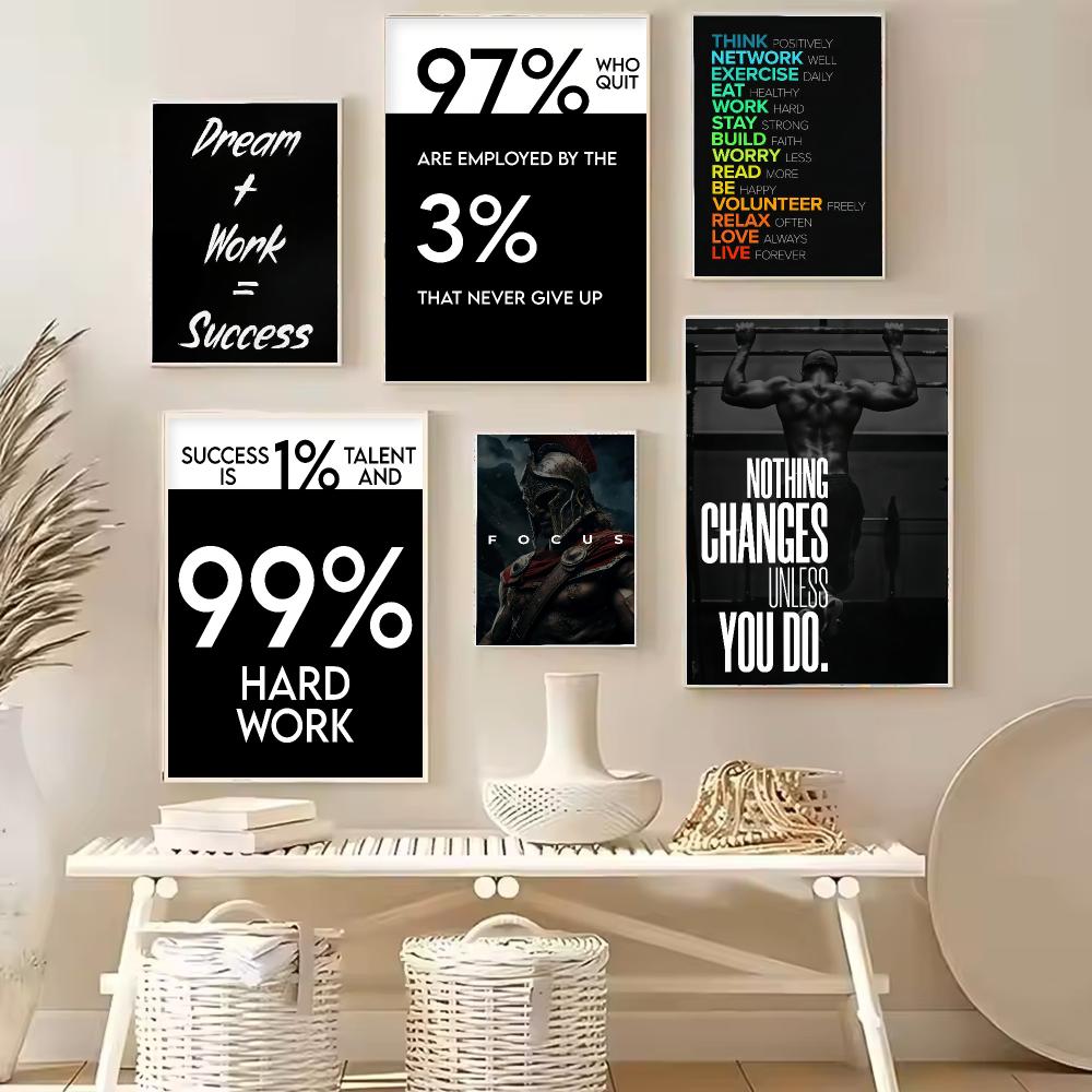 마인드셋이 중요하다 성공 중심 영감을 주는 캔버스 포스 - Home Office Room Inspiration 리뷰 및 가격